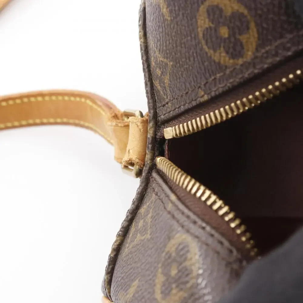 LOUIS VUITTON Brown Monogram Leather Shoulder Bag - Picture 8 of 14